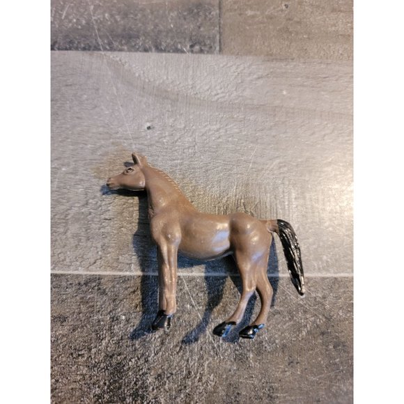 Brown horse animal doll accessory - Picture 2 of 4